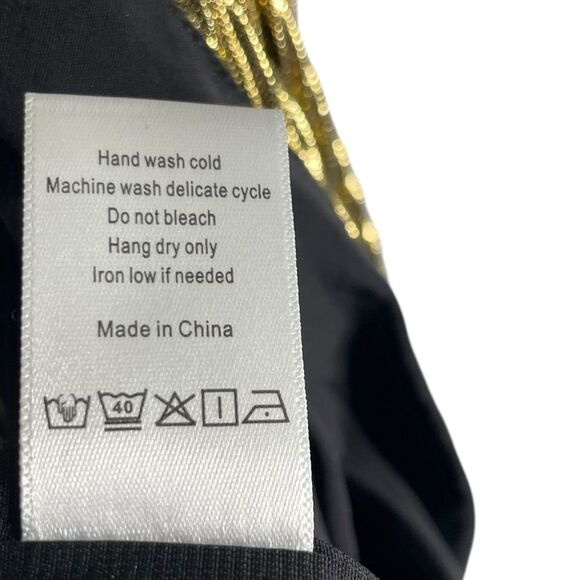 B Yellowtail Gold Plisse Dress Pleated Wrap Style Medium New Indigenous Designed - Picture 8 of 12